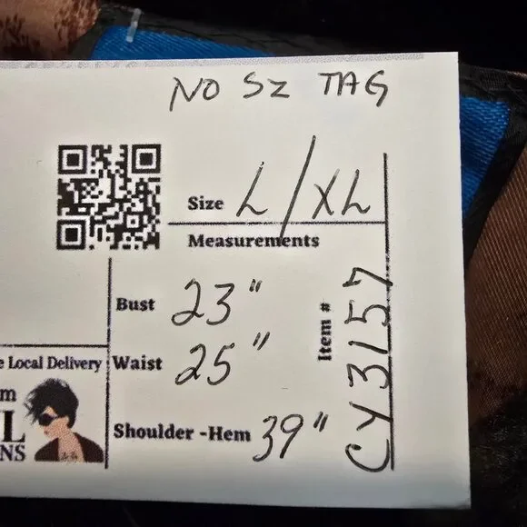 Vintage Benje's Furlook Faux Fur Brown Button Up Jacket Size L/XL - Picture 11 of 11